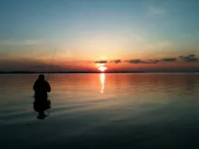 Video thumb for Seatrout in cold sunset