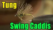 Video thumb for Mercers Tungsten Swing Caddis Emerger