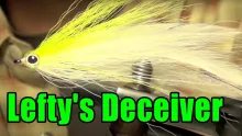 Video thumb for Lefty's Deceiver Saltwater Streamer Baitfish