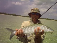 User submitted picture: bonefishing in cayo roman...