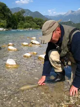 User submitted picture: The man & the fish